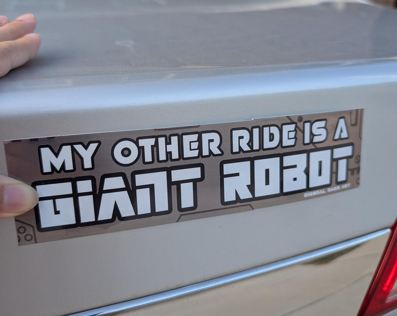 Original bumper sticker design