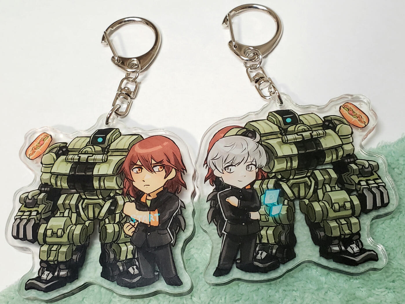 13 Sentinels: Aegis Rim keychain design